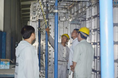 恭贺庄闲和游戏铝模板房山项目顺利通过出厂验收!